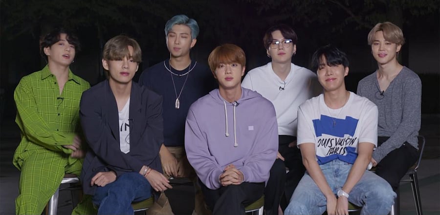 The first BTS single sung completely in English, "Dynamite" was released August 21 and tallied 33.9 million US streams in just a week, with 300,000 units sold. Credit: AFP Photo