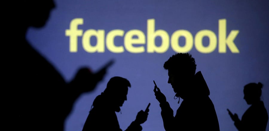 Facebook logo. Credit: AFP Photo
