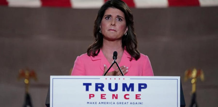 Former US Ambassador to the United Nations Nikki Haley. Credit: Reuters Photo