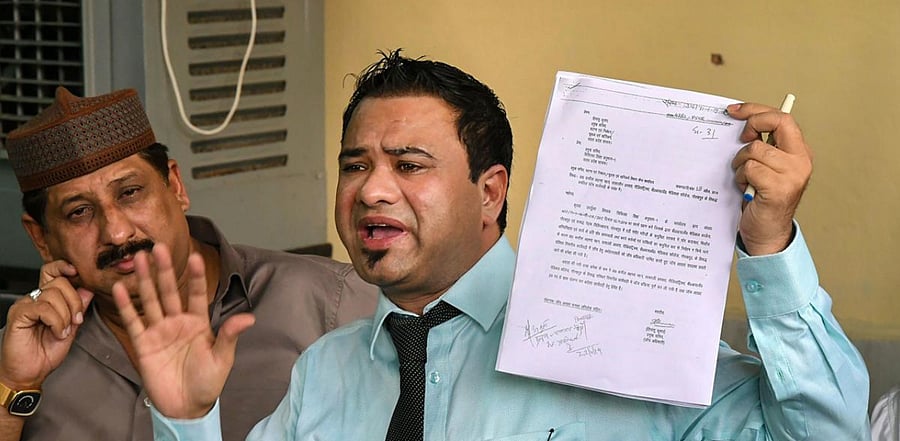 File PTI photo of Kafeel Khan.