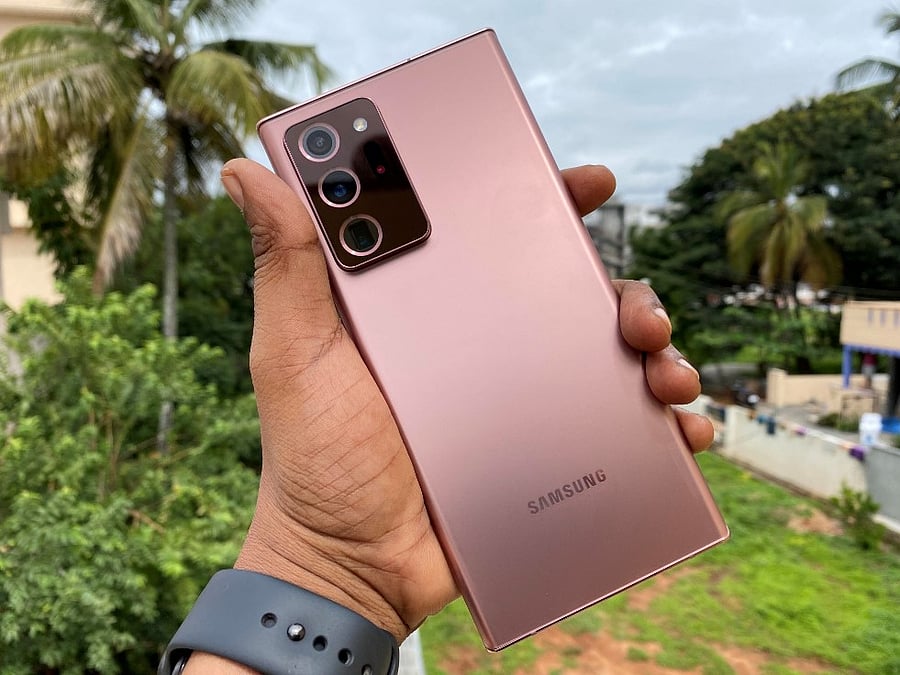Samsung Galaxy Note20 Ultra 5G. Credit: DH Photo/KVN Rohit
