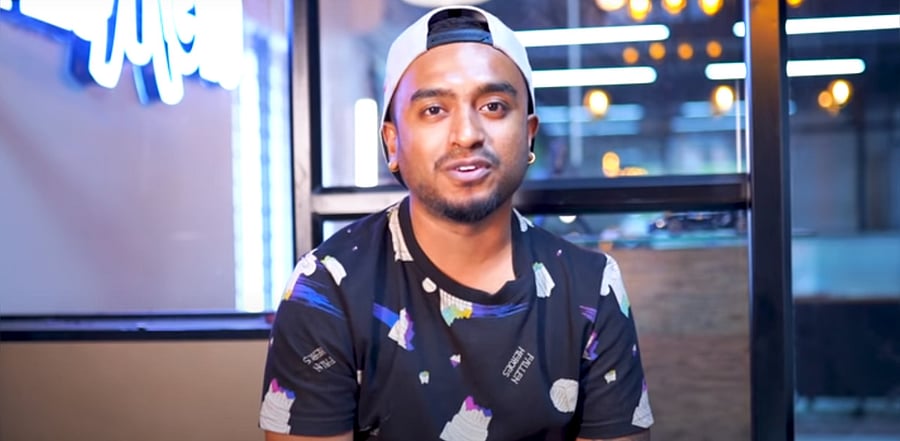 Comedian Raghu Gowda. Credit: YouTube