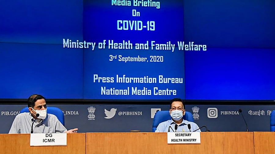 Secretary, Ministry of Health & Family Welfare, Rajesh Bhushan. Credits: PTI Photo