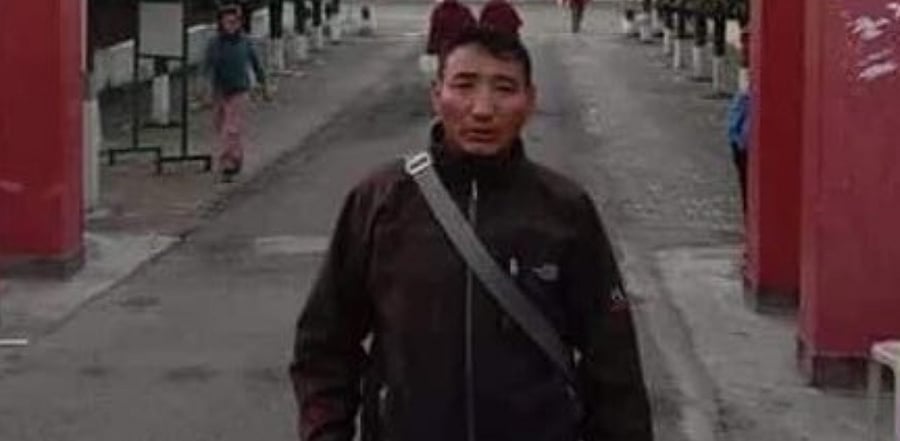 Nyima Tenzin sacrificed his life during the Indian Army's pre-emptive operation on the southern bank of the Pangong Tso (lake) in Ladakh late Saturday. Credit: Photo by special arrangement