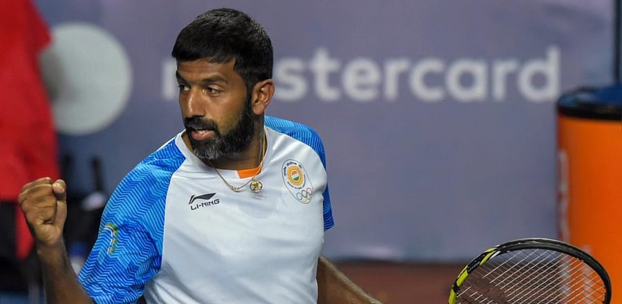 Indian tennis player Rohan Bopanna. Credits: PTI