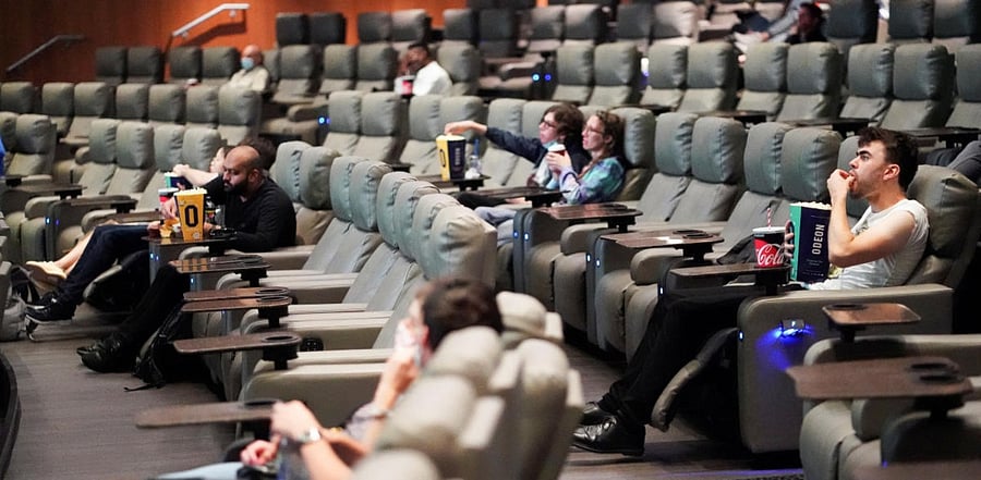 Opening day of the film 'Tenet'. Credit: Reuters Photo
