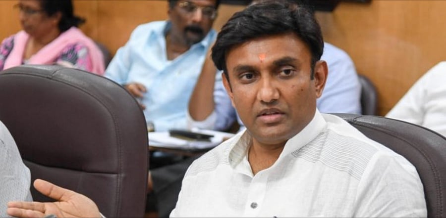 K Sudhakar. Credit: DH