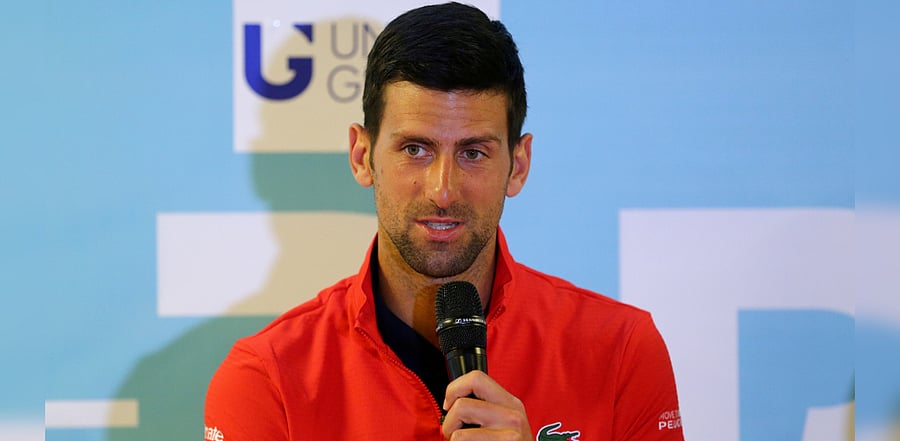 In truth, despite Novak Djokovic’s affirmations, he seemed conflicted about this business trip to New York. Credit: Reuters Photo
