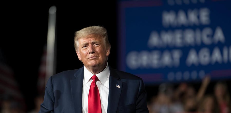 Trump’s story line about his economic track record, particularly what he showcased during his Republican National Convention speech last month, leaves out a crucial detail: Lucky timing and a patient Federal Reserve. Credit: AFP Photo