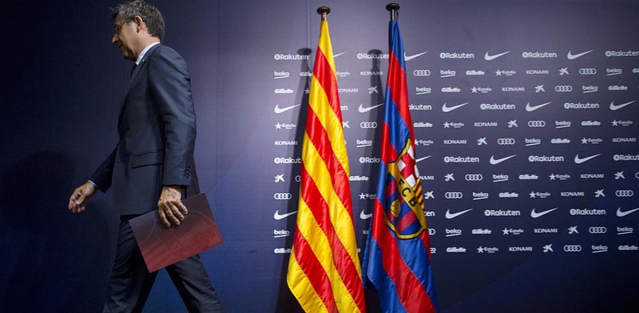 Should Bartomeu’s opponents succeed in ousting the current leadership, elections would have to take place within three months. Credit: AFP Photo