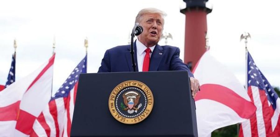 US President Donald Trump. Credit: AFP