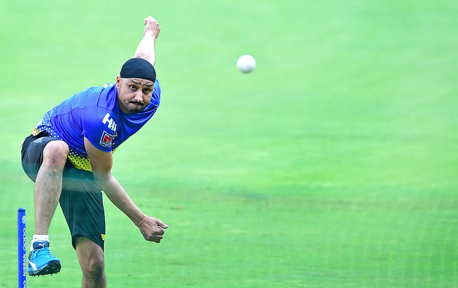 Chennai Super Kings Player Harbhajan Singh. Credits: DH Photo