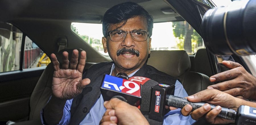  Senior Shiv Sena leader Sanjay Raut. Credit: PTI