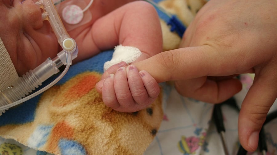 The infant mortality rate (deaths per 1,000 live births) in India declined from 89 in 1990 to 28 last year. Representative image. Credit: iStock