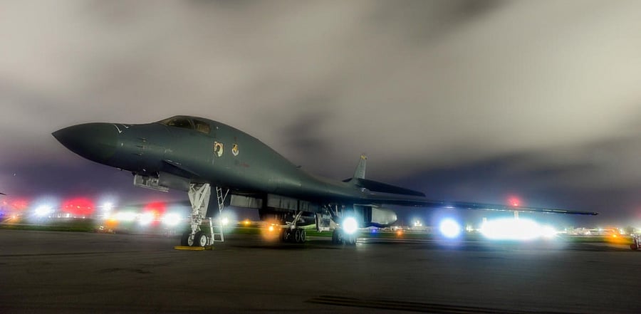 US's B-1 Lancer bombers. Credit: Reuters Photo
