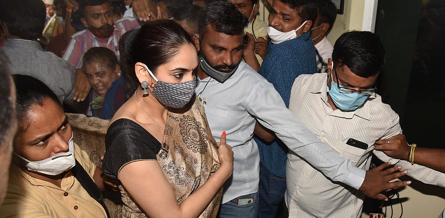Actress Ragini Dwivedi. Credit: DH Photo