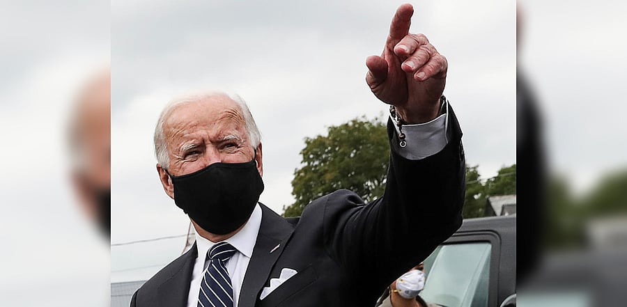 Democratic US presidential nominee and former Vice President Joe Biden. Credit: Reuters Photo
