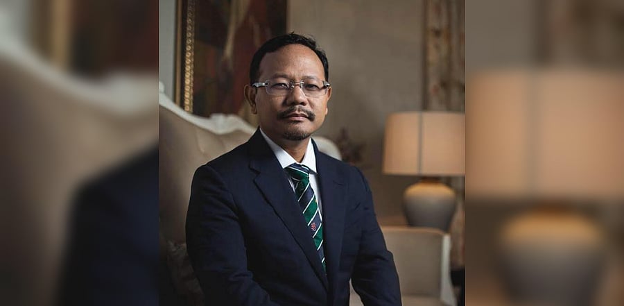 Meghalaya Power Minister James P K Sangma. Credit: Facebook (jamespksangma)