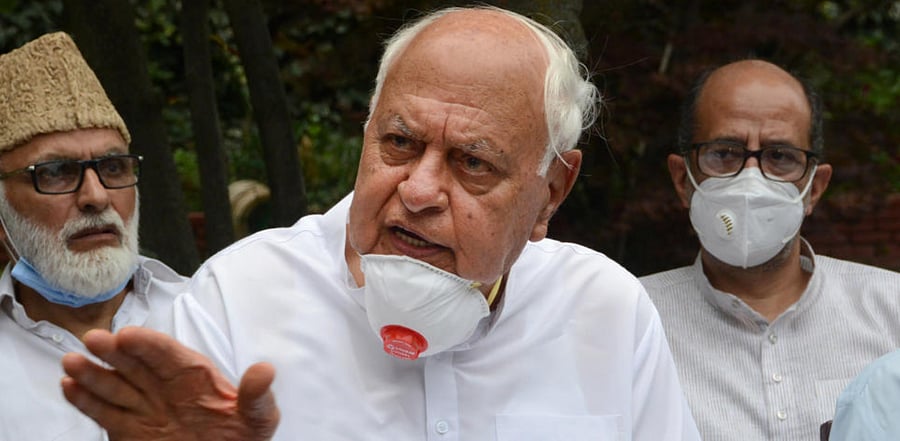  National Conference President Farooq Abdullah. Credit: PTI