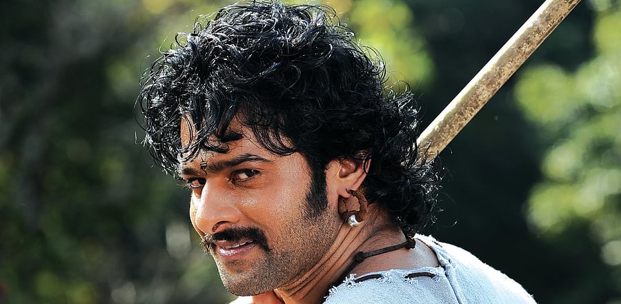 Actor Prabhas in a still from the 'Baahubali' saga. Credit: Facebook/Prabhas