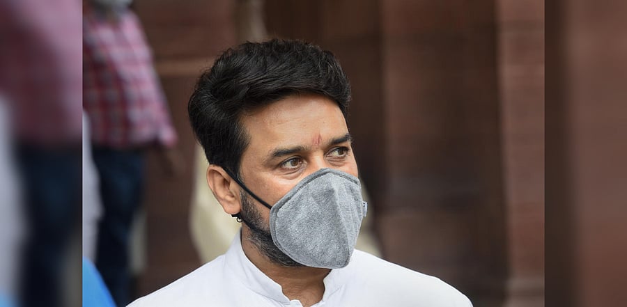 Minister of State for Finance Anurag Singh Thakur. Credit: PTI