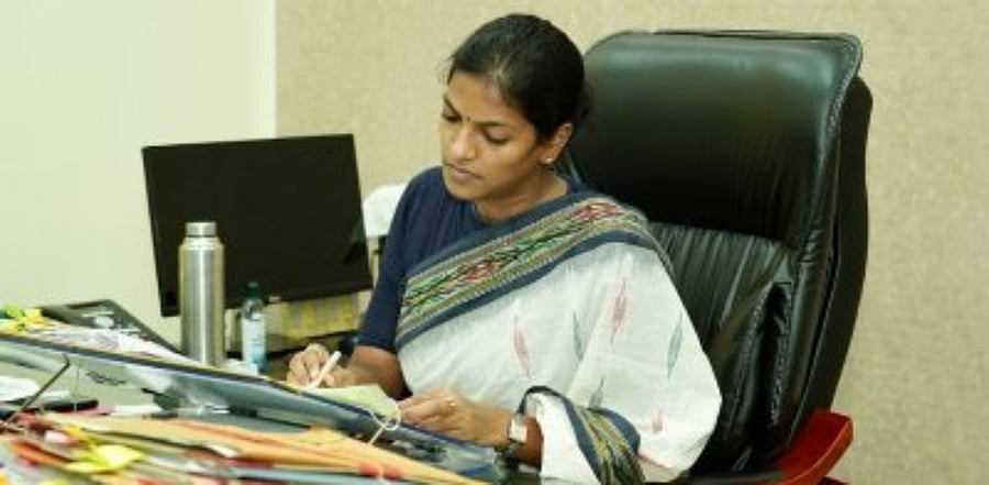 Deputy Commissioner of Assam's Cachar district Keerthi Jalli. Credit: Twitter/dccachar