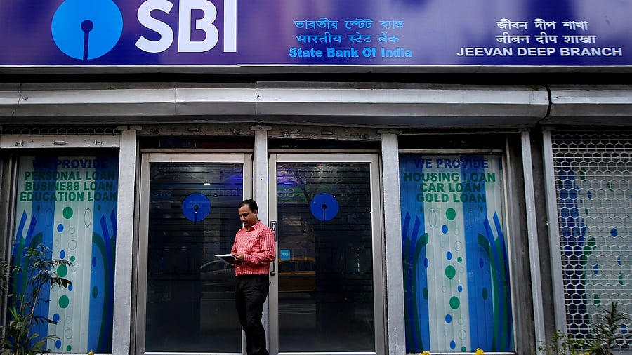 State Bank of India (SBI) branch. Credits: Reuters Photo