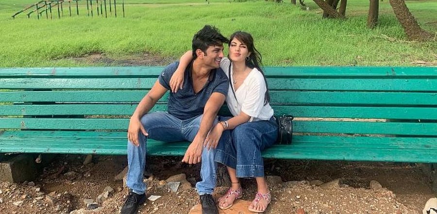 An earlier photo of Sushant Singh Rajput and Rhea Chakraborty.