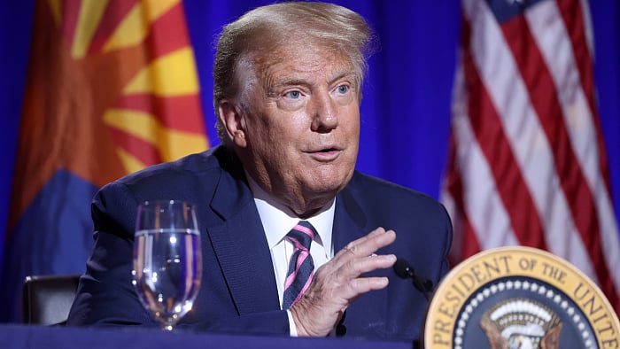 US President Donald Trump. Credits: Reuters Photo