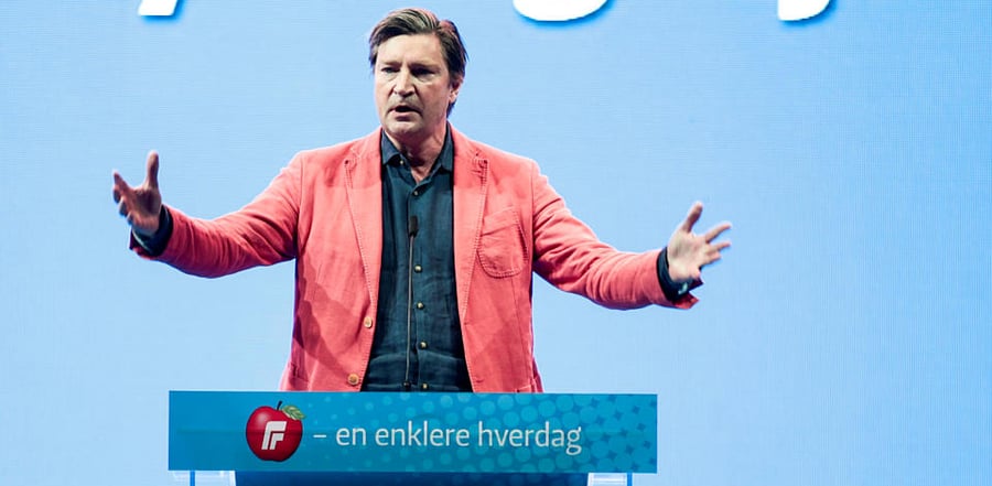 Norway's Member of Parliament Christian Tybring-Gjedde. Credit: Reuters