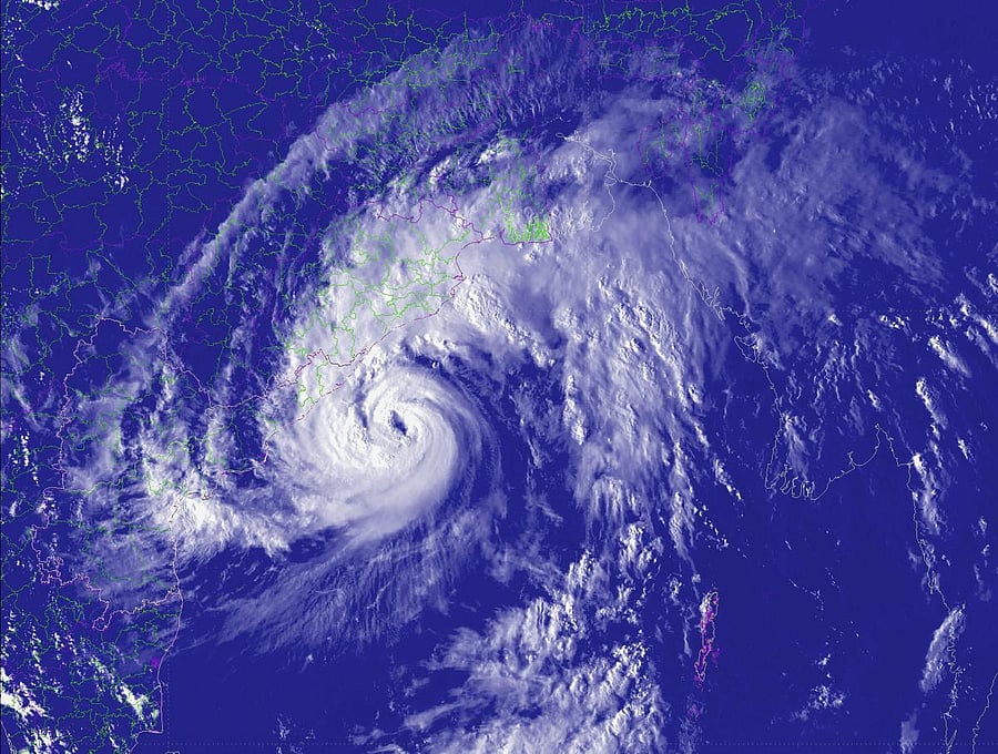 Low pressure belt over Bay of Bengal. Credit: PTI File Photo