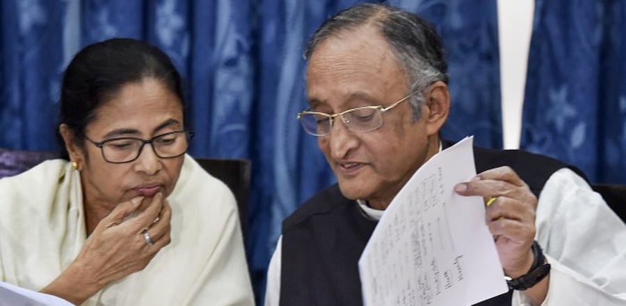 Mitra said the Centre's move would challenge the very foundation of the Goods and Services Tax. Credit: PTI Photo