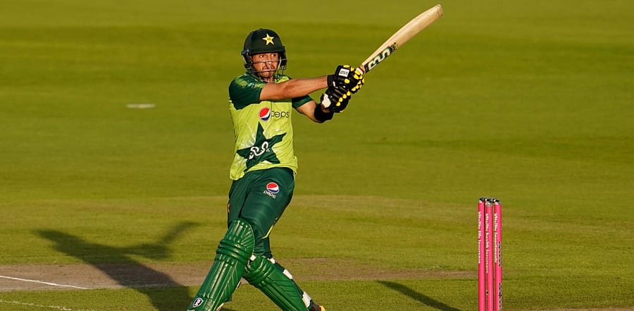 Pakistan's Haider Ali in action. Credit: Reuters