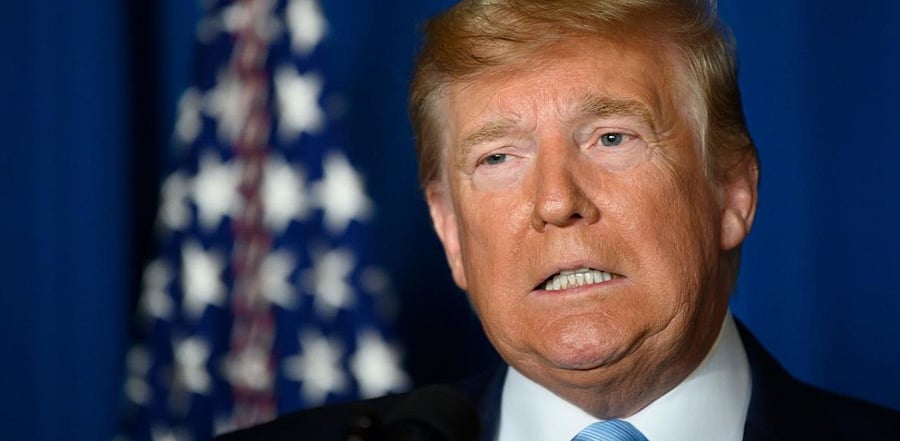 US President Donald Trump. Credit: AFP