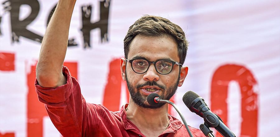 Activist Umar Khalid. 