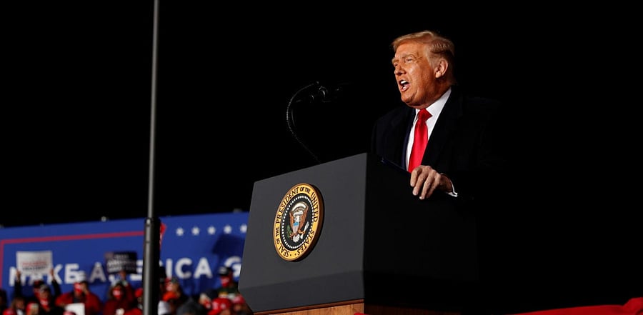 US President Donald Trump. Credit: Reuters