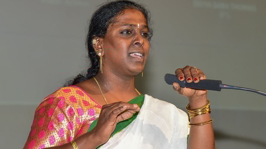 Akkai Padmashali, activist. Credits: DH Photo