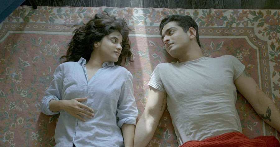Jasleen Royal and Ranveer Allahbadia in 'Sang Rahiyo'.