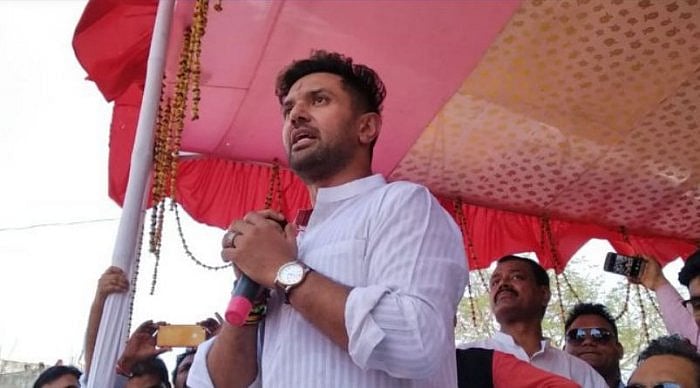 LJP national president Chirag Paswan. Credit: Facebook/ichiragpaswan