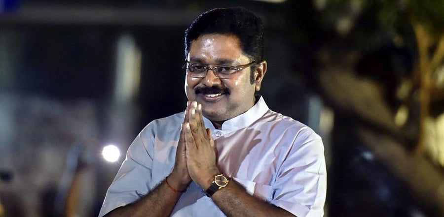 Rebel AIADMK leader T T V Dhinakaran. Credit: PTI Photo