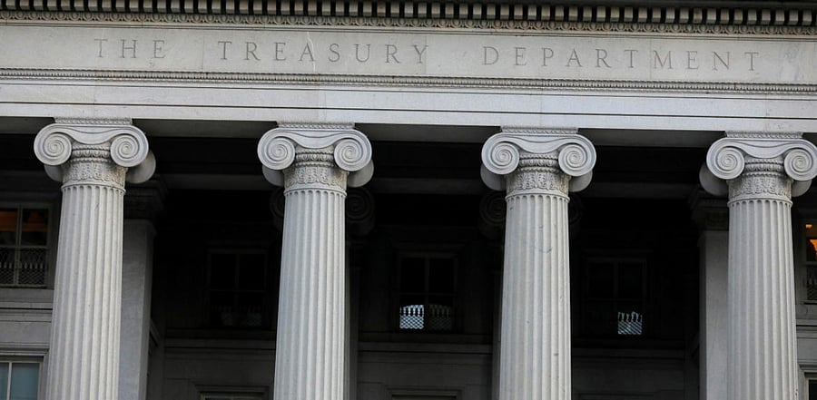 US Treasury Department. Credit: Reuters Photo