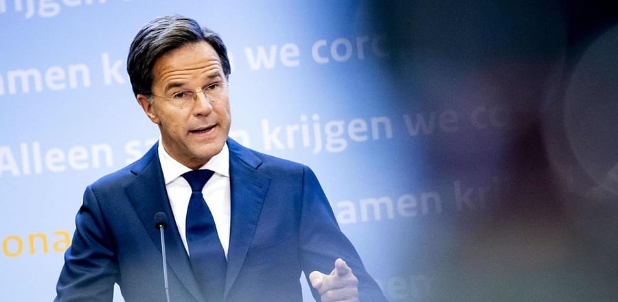 Dutch Prime Minister Mark Rutte. Credit: AFP