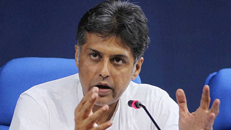 Senior Congress leader Manish Tewari. Credits: DH Photo