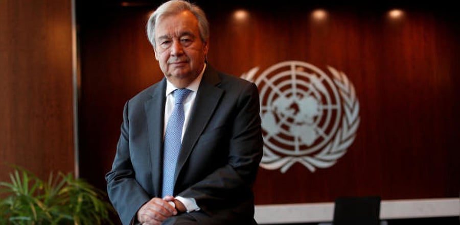 United Nations Secretary-General Antonio Guterres. Credit: Reuters Photo