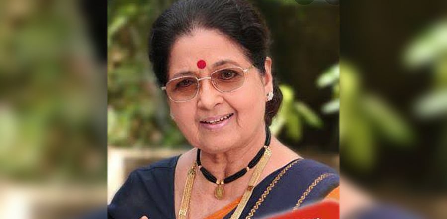 Marathi actor Ashalata Wabgaonkar.