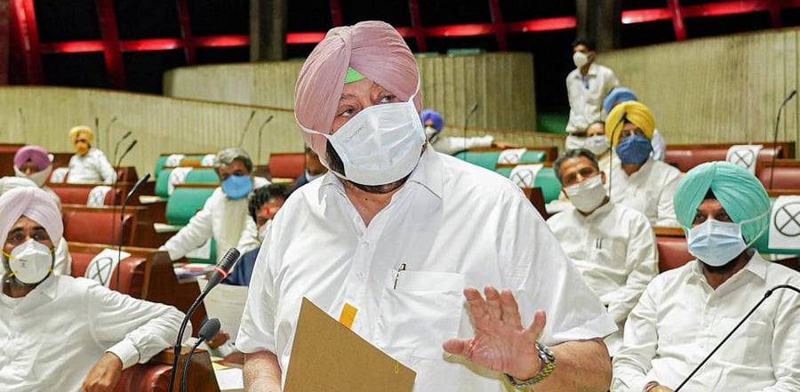 Punjab Chief Minister Captain Amarinder Singh. Credit: PTI