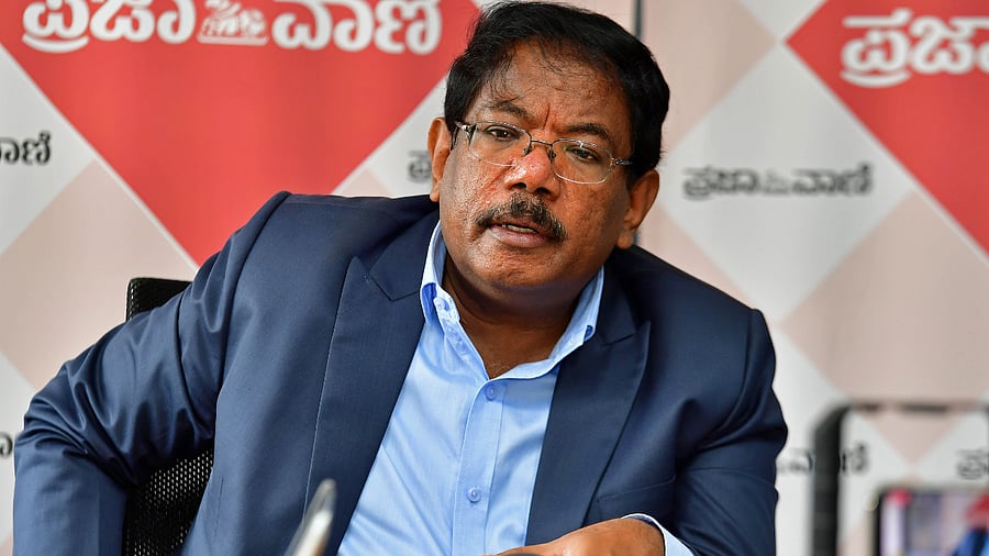 BBM chief N Manjunatha Prasad. Credits: DH Photo