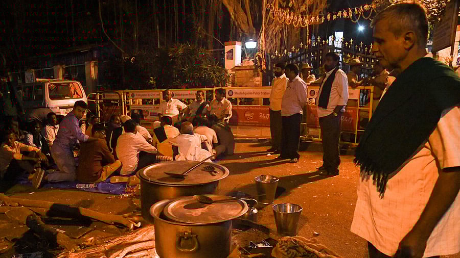 Protest against PRR. Credits: DH Photo