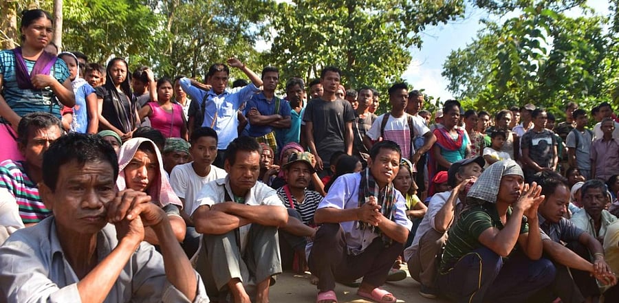 Brus refugees in Tripura. Credit: File Photo