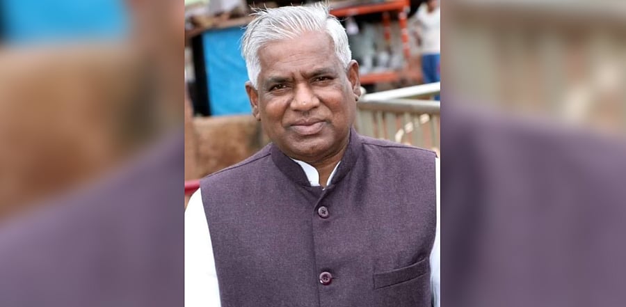 Congress' Basavakalyan legislator B Narayan Rao. Credit: Facebook (NarayanRaoMla)